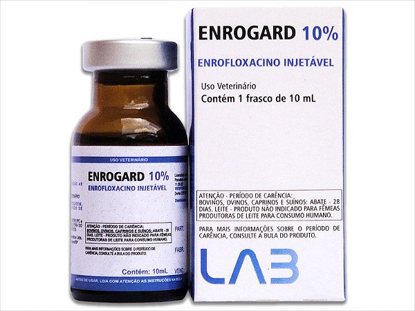 Enrogard 10% - 10ml (enrofloxacina) - Labgard