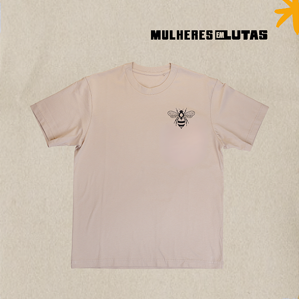 Camiseta babylook abelha do MEL - Areia
