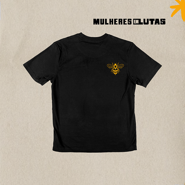 Camiseta babylook abelha do MEL - Preta