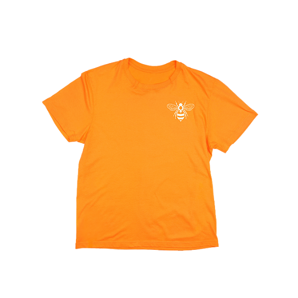 Camiseta abelha do MEL - Laranja
