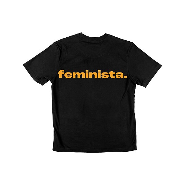 Camiseta babylook feminista do MEL - Preta