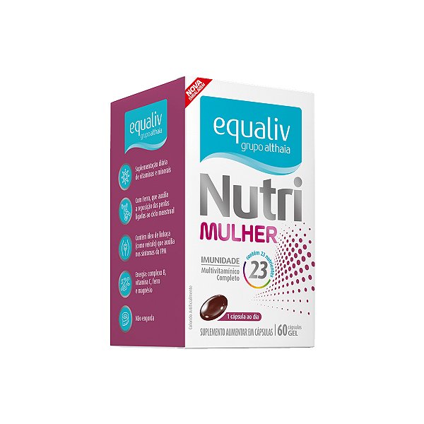 Nutri Mulher – 60 Cápsulas – Equaliv