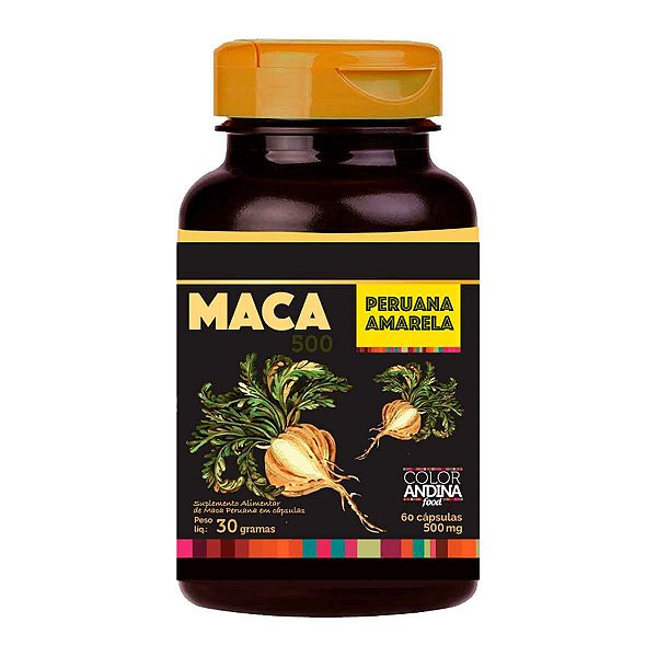 Maca Peruana Amarela – 60 caps