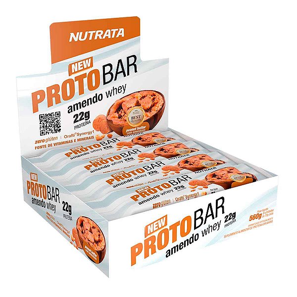 PROTOBAR AMENDO WHEY DISPLAY C/ 8 BARRAS 70GR