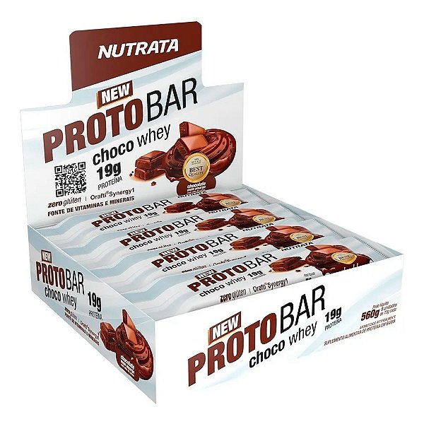 PROTOBAR CHOCO WHEY DISPLAY C/ 8 BARRAS 70GR