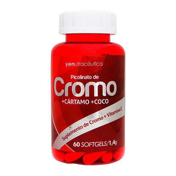 Picolinato de Cromo + Cártamo + Coco – 60 caps