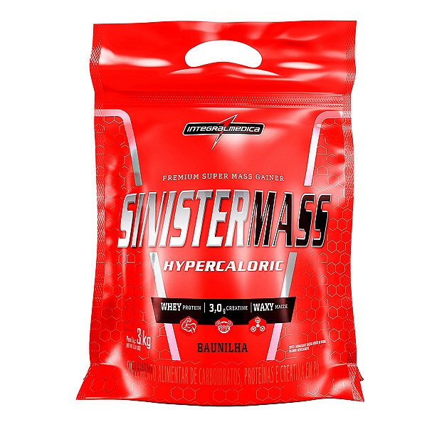 IM SINISTER MASS BAUNILHA 3KG - INTEGRAL MÉDICA