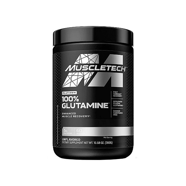 100% Glutamine Platinun - 300g - Muscletech