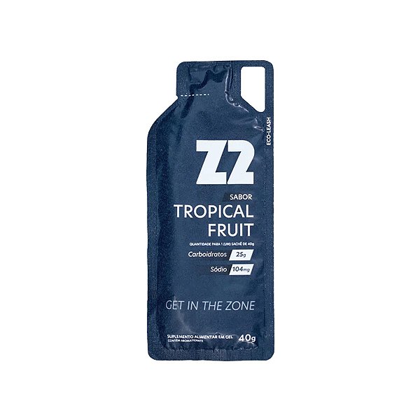 Energy Gel Z2 Tropical Fruit - 1 Sachê - 40g - Z2 Foods