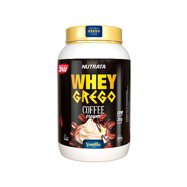 Whey Grego Coffee Cream Vanilla – 900g – Nutrata