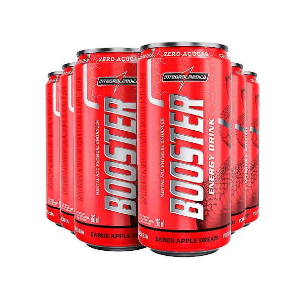 Booster Energy Drink Apple Dream - 6 Unidades