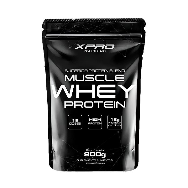 Muscle Whey Protein Morango - 900g - Xpro Nutrition