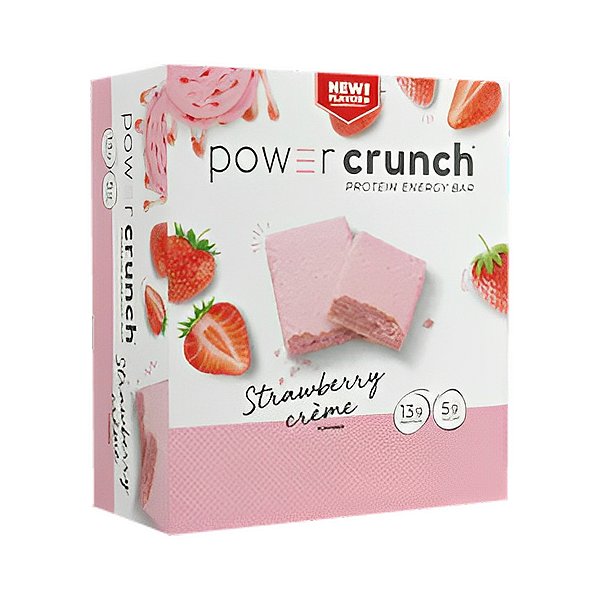 Protein Energy Bar Original Strawberry Crème - 12 Unidades Power Crunch