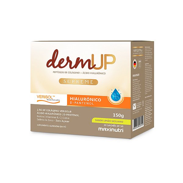 Derm Up Supreme Limão Siciliano– 30 Sachês – Maxinutri