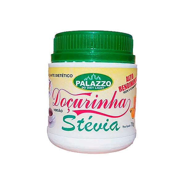 Adoçante Dietético Doçurinha Stévia – 75g – Palazzo Do Diet Light