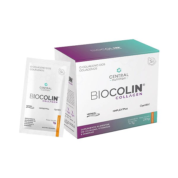 Biocolin Collagen Tangerina 30 Sachês – Central Nutrition