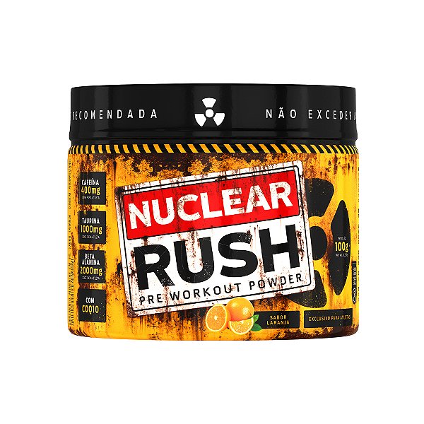 Nuclear Rush Laranja – 100g – Bodyaction