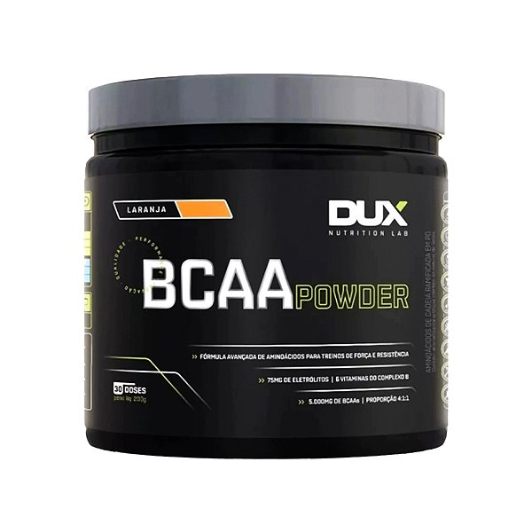 BCAA Power Laranja - 200g – Dux Nutrition Lab