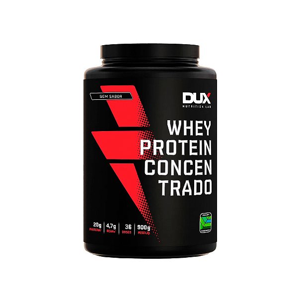 Whey Protein Concentrado Sem Sabor - 900g – Dux Nutrition Lab