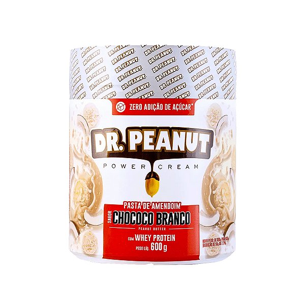 Pasta De Amendoim Chococo Branco Crunchy - 600g – Dr. Peanut