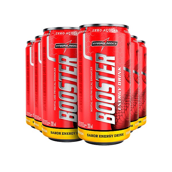 Booster Energy Drink - 6 Unidades