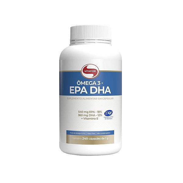 Omega 3 EPA DHA - 240 Cápsulas - Vitafor