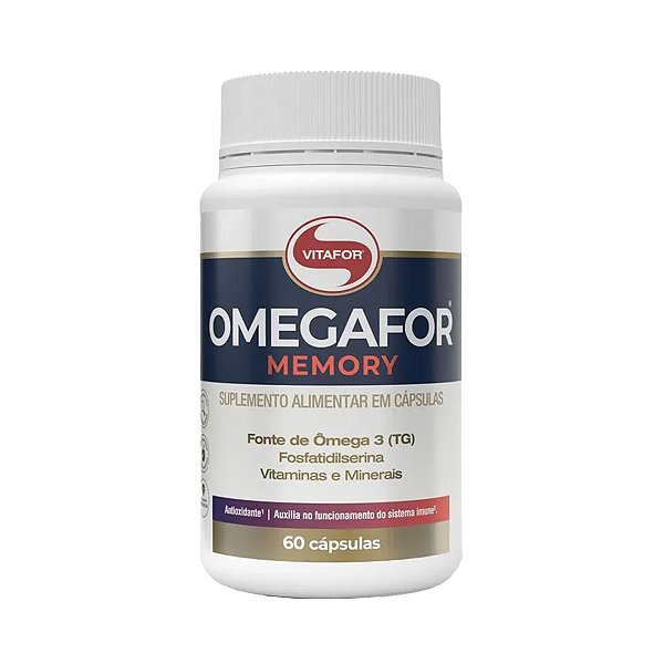 Omegafor Memory - 60 Cápsulas – Vitafor