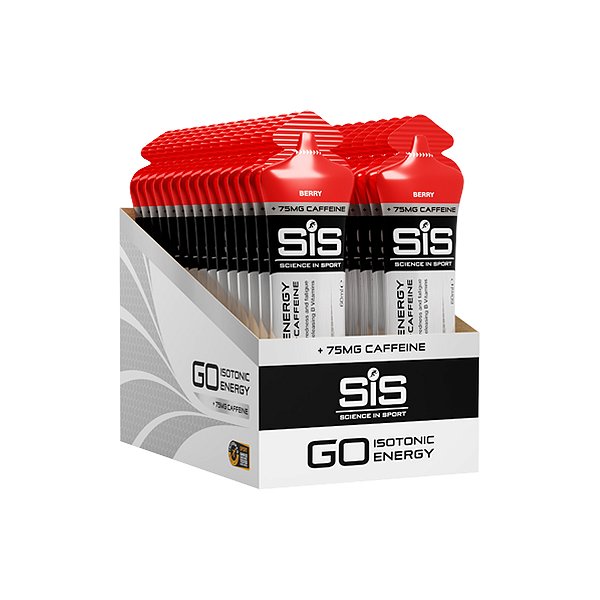 Go Isotonic Energy + Caffeine Gel – Sabor Berry – 30  Sachês – SIS Science in Sport