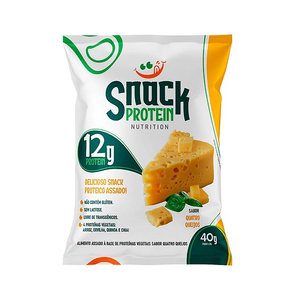 Snack Protein - Sabor Quatro Queijos – 1 Unidade – Snack Protein Nutrition