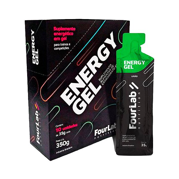 Energy Gel Limão - 10 Sachês – Fourlab Nutrition