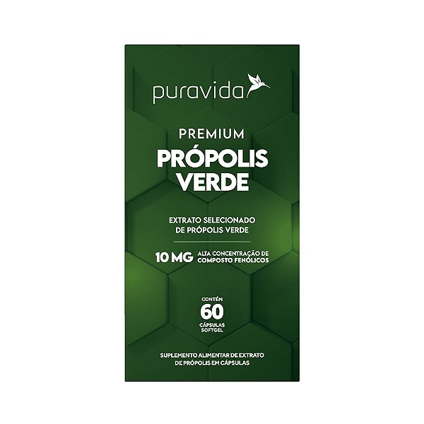 Premium Própolis Verde - 60 Cápsulas – Puravida