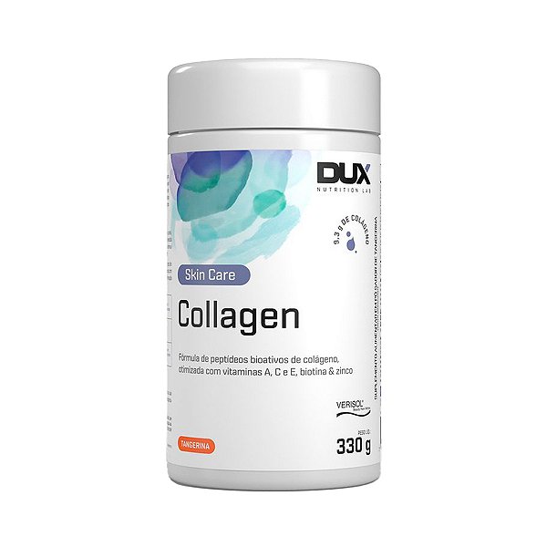 Skin Care Collagen Tangerina – 330g – Dux Nutrition