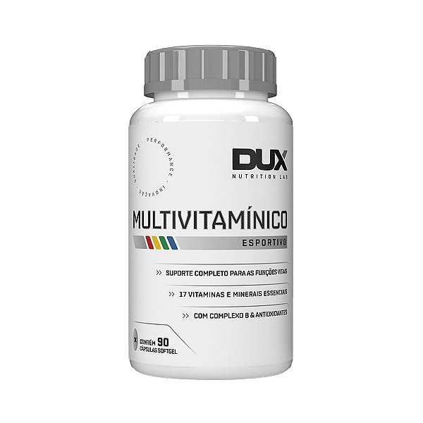 Multivitamínico - 90 Cápsulas – Dux Nutrition