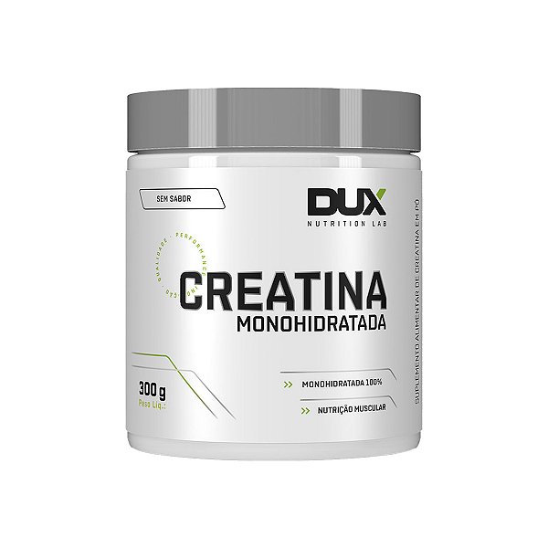 Creatina Monohidratada Sem Sabor - 300g – Dux Nutrition