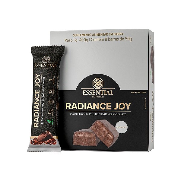 Radiance Joy Chocolate – 8 Barras – Essential Nutrition