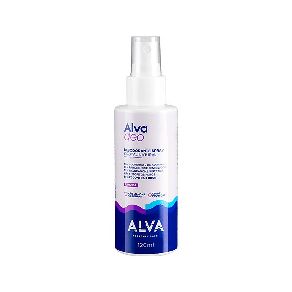 Desodorante Spray Lavanda – 120 Ml – Alva