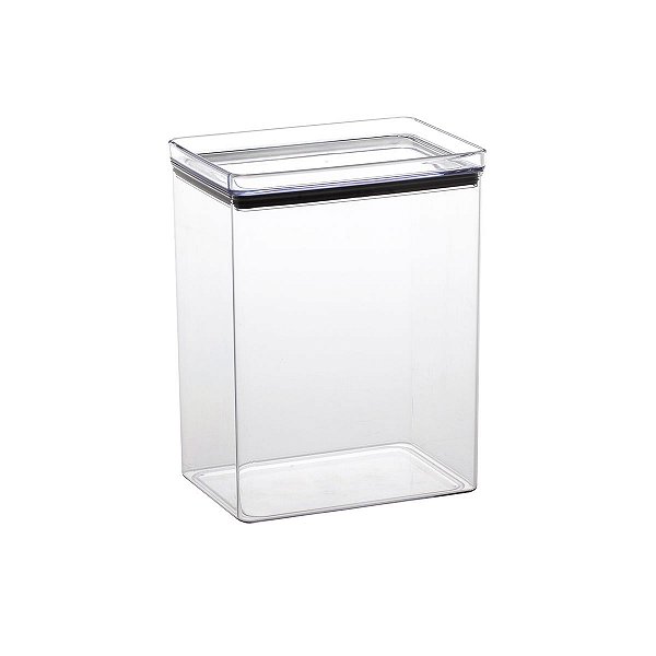 Pote Hermético Empilhável Multiuso P/ Cozinha 4200ml Lumini