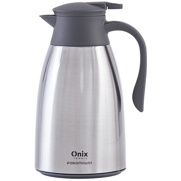 Garrafa Térmica de Aço Inox 1 Litro Ampola de Vidro