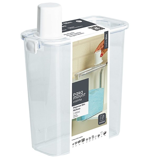 Dispenser Sabão Liquido Pó Amaciante Tampa Dosadora