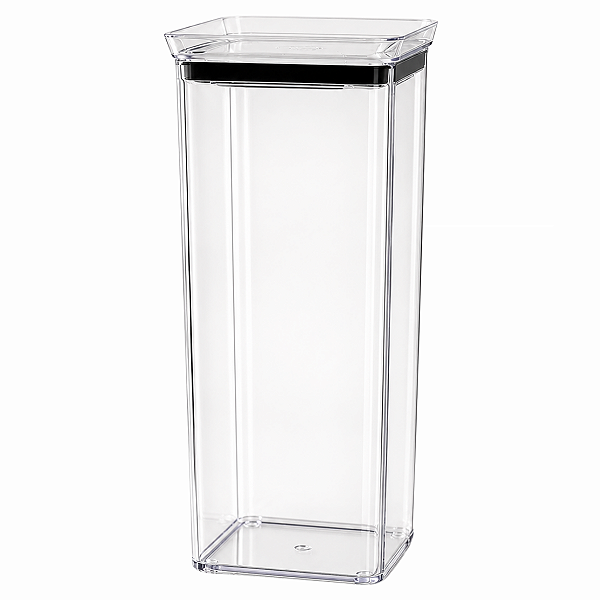 Pote Hermético Elegance 2900ml Transparente Tampa Cristal para Mantimentos