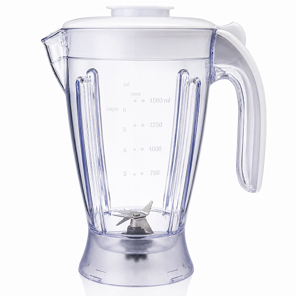 Copo Liquidificador Compatível Walita LiqFaz LiqMais RI1764 RI1720 RI2008 RI2009 com Lâmina