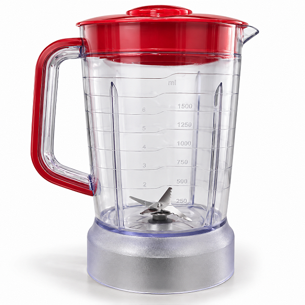 Copo Liquidificador Compatível Mondial L1000 L1100 L1200 com Lâmina e Tampa