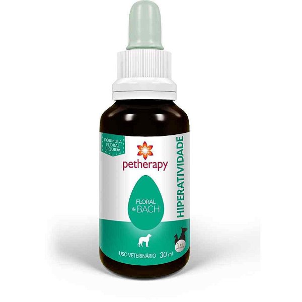 HIPERATIVIDADE FLORAL BACH  PETHERAPY 30ML