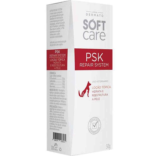 PSK REPAIR SYSTEM LOÇÃO REESTRUTURADORA SOFT CARE PET SOCIETY 50G