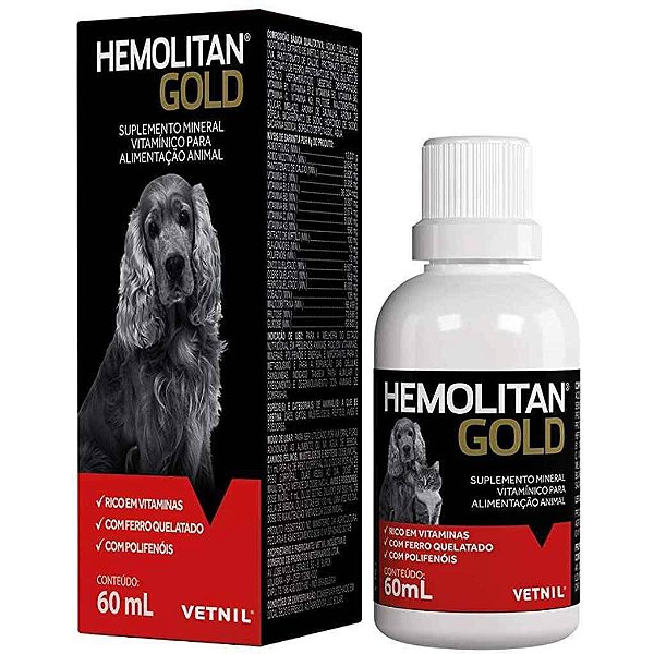 HEMOLITAN GOLD SUPLEMENTO VETNIL 60 ML