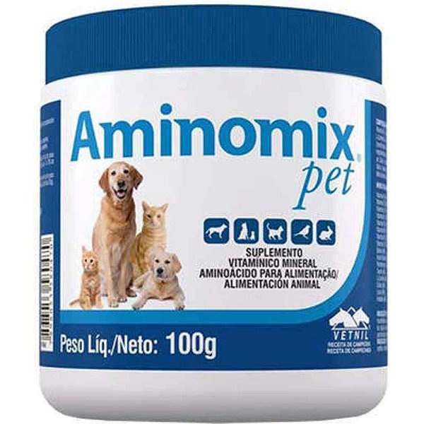 AMINOMIX PET SUPLEMENTO VETNIL 100 GR