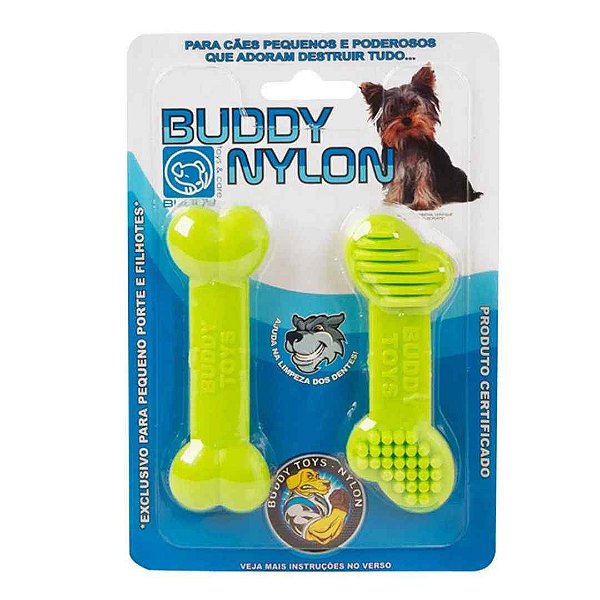 MORDEDOR BUDDY TOYS BRINQUEDO NYLON OSSO PP