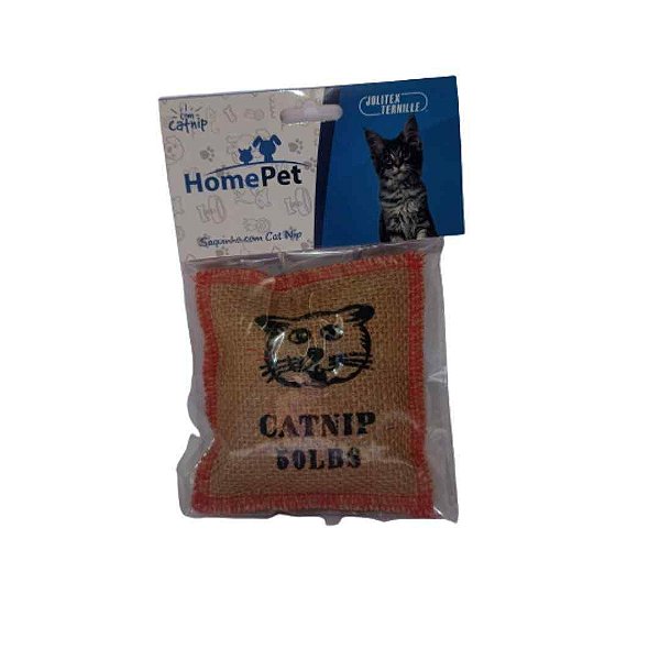 SAQUINHO COM CATNIP PARA GATOS HOMEOPET