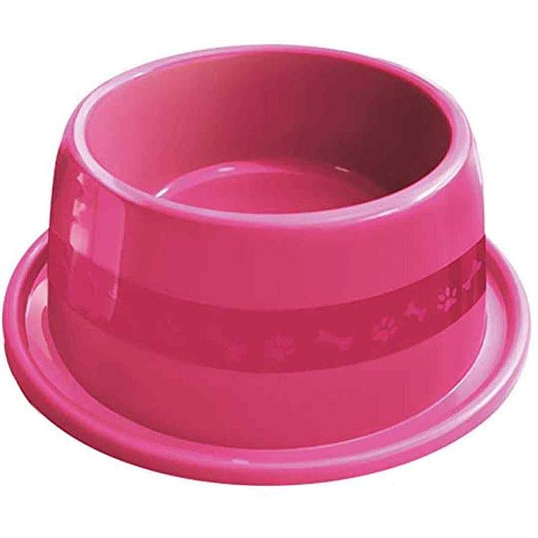 COMEDOURO ANTI-FORMIGA 1000 ML - ROSA