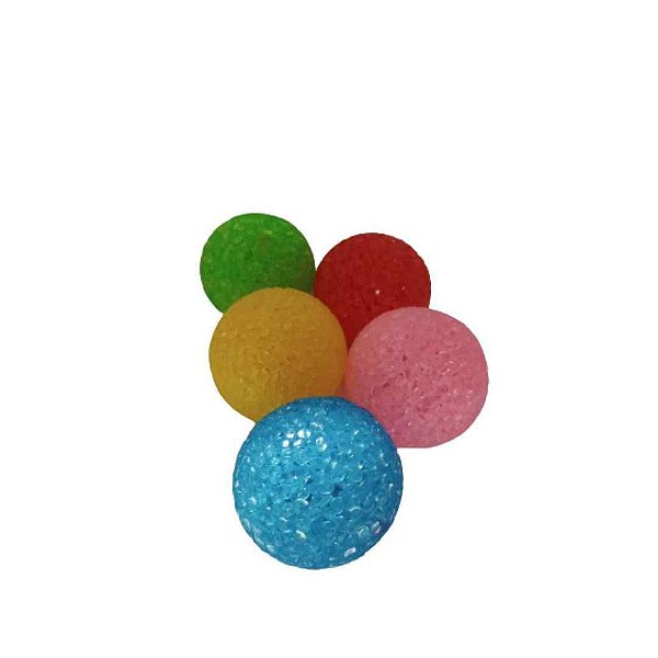 BOLA SINO 5CM PARA GATOS UNIDADE -CORES VARIADAS